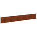 Gazonrand 20 st 102 x 15 x 4 cm Staal Roestig
