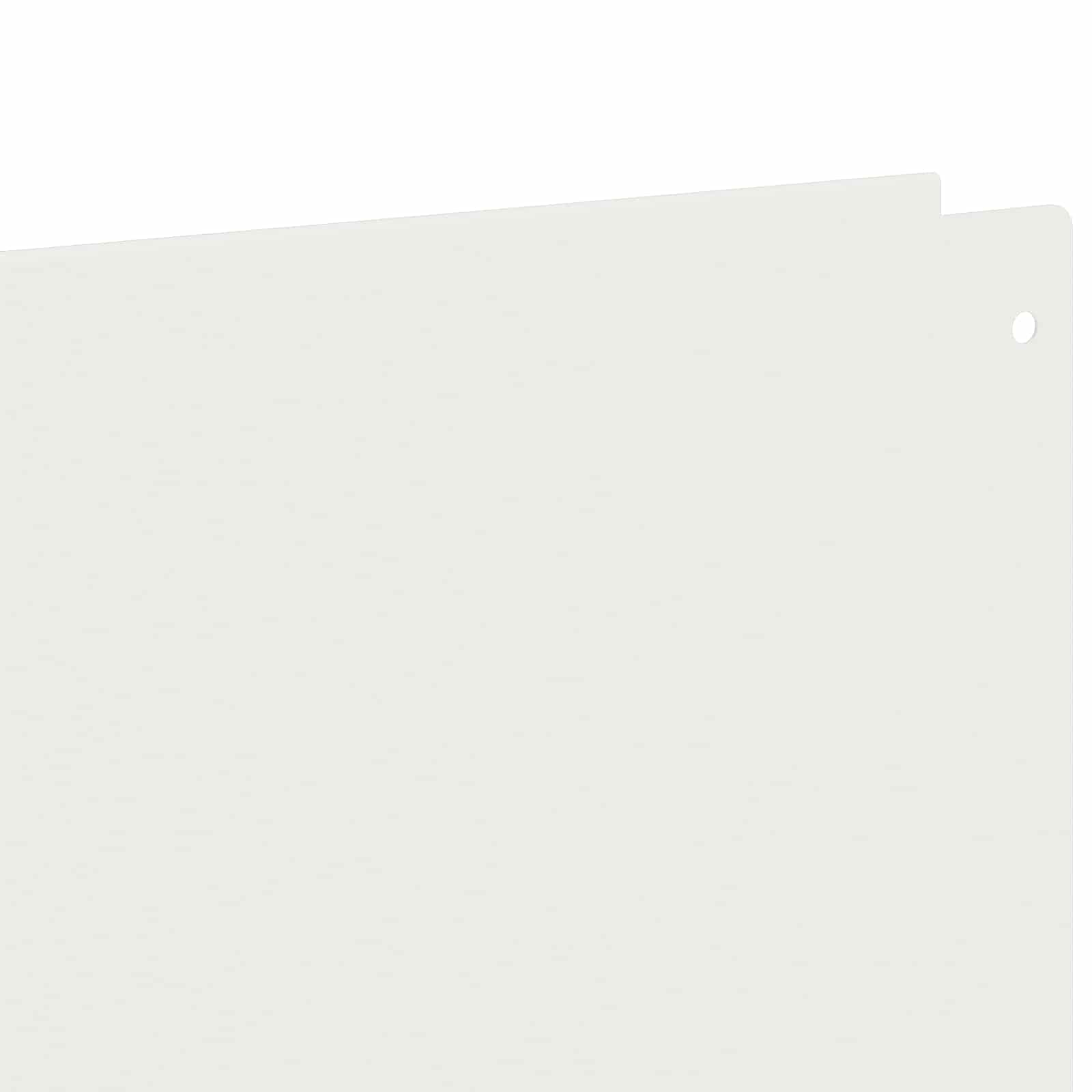 Gazonrand 30 st 100 x 12 cm Staal Wit