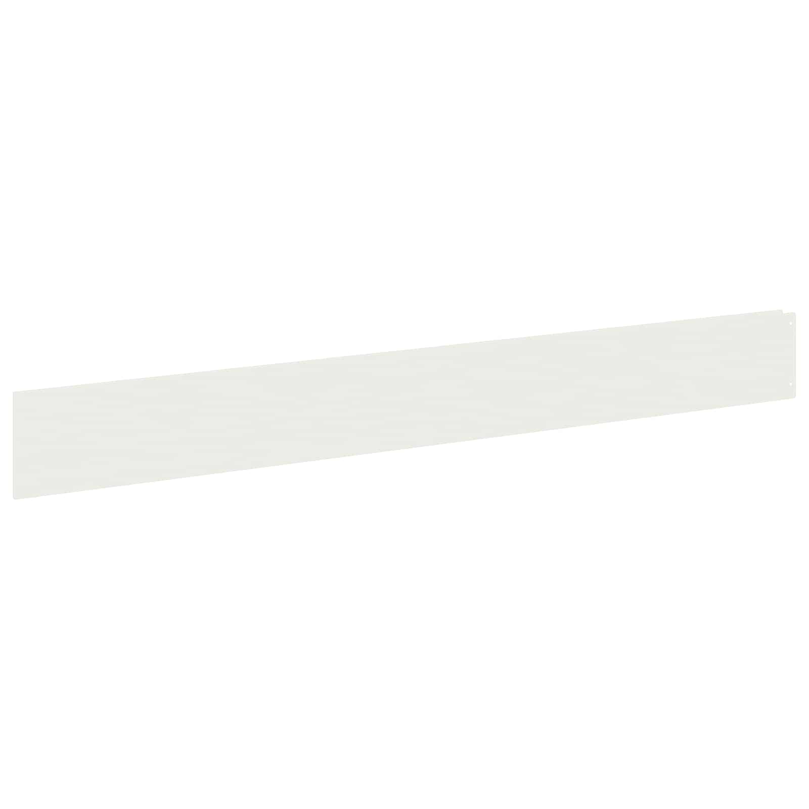 Gazonrand 30 st 100 x 12 cm Staal Wit
