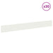 Gazonrand 30 st 100 x 12 cm Staal Wit