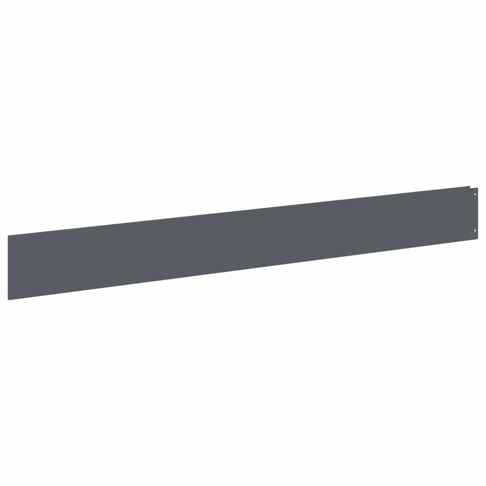 Gazonrand 20 st 100 x 12 cm Staal Antracietkleurig