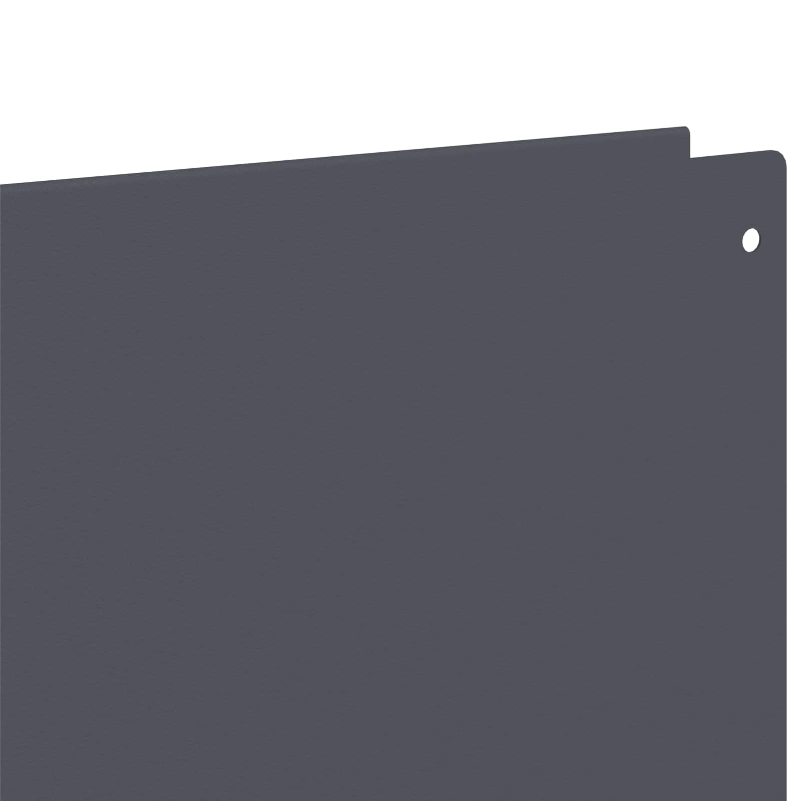 Gazonrand 30 st 100 x 12 cm Staal Antraciet