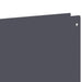 Gazonrand 30 st 100 x 12 cm Staal Antraciet