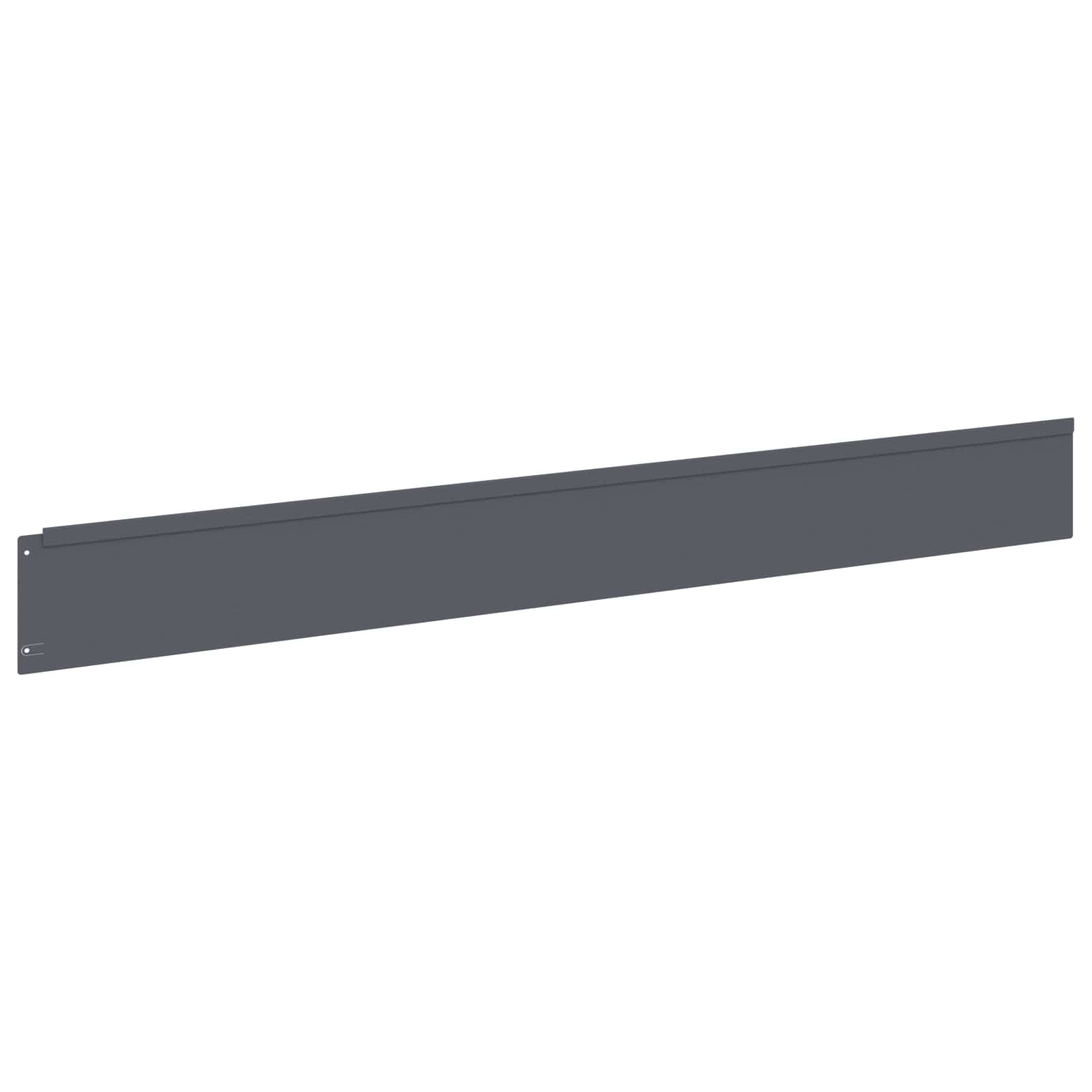 Gazonrand 30 st 100 x 12 cm Staal Antraciet