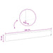 Gazonrand 30 st 100 x 12 cm Staal Antraciet