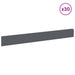Gazonrand 30 st 100 x 12 cm Staal Antraciet