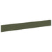 Gazonrand 50 st 100 x 12 cm Staal Olijfgroen