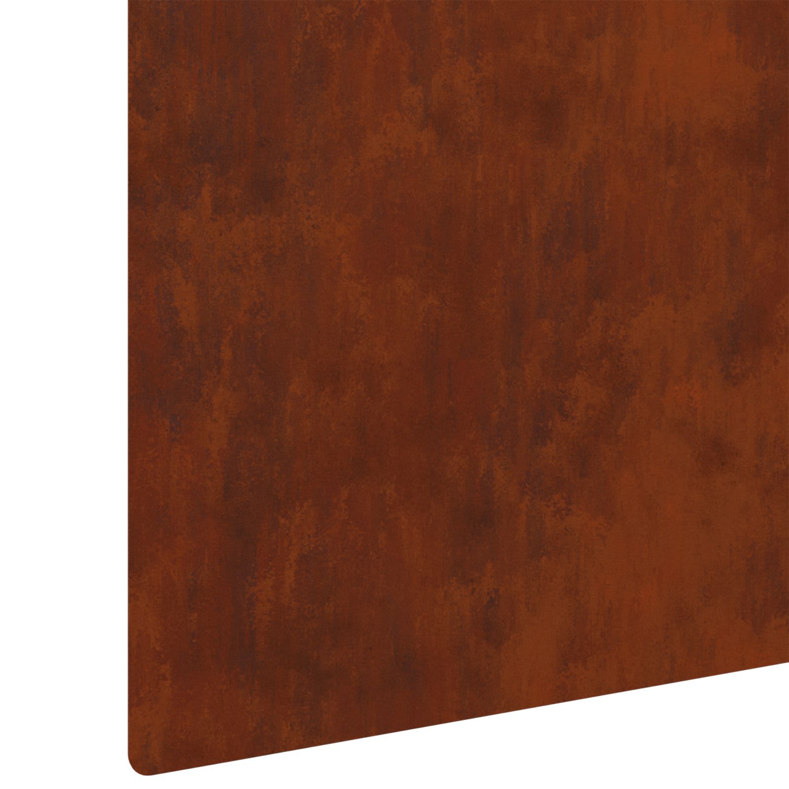 Gazonrand 30 st 100 x 12 cm Staal Roestig