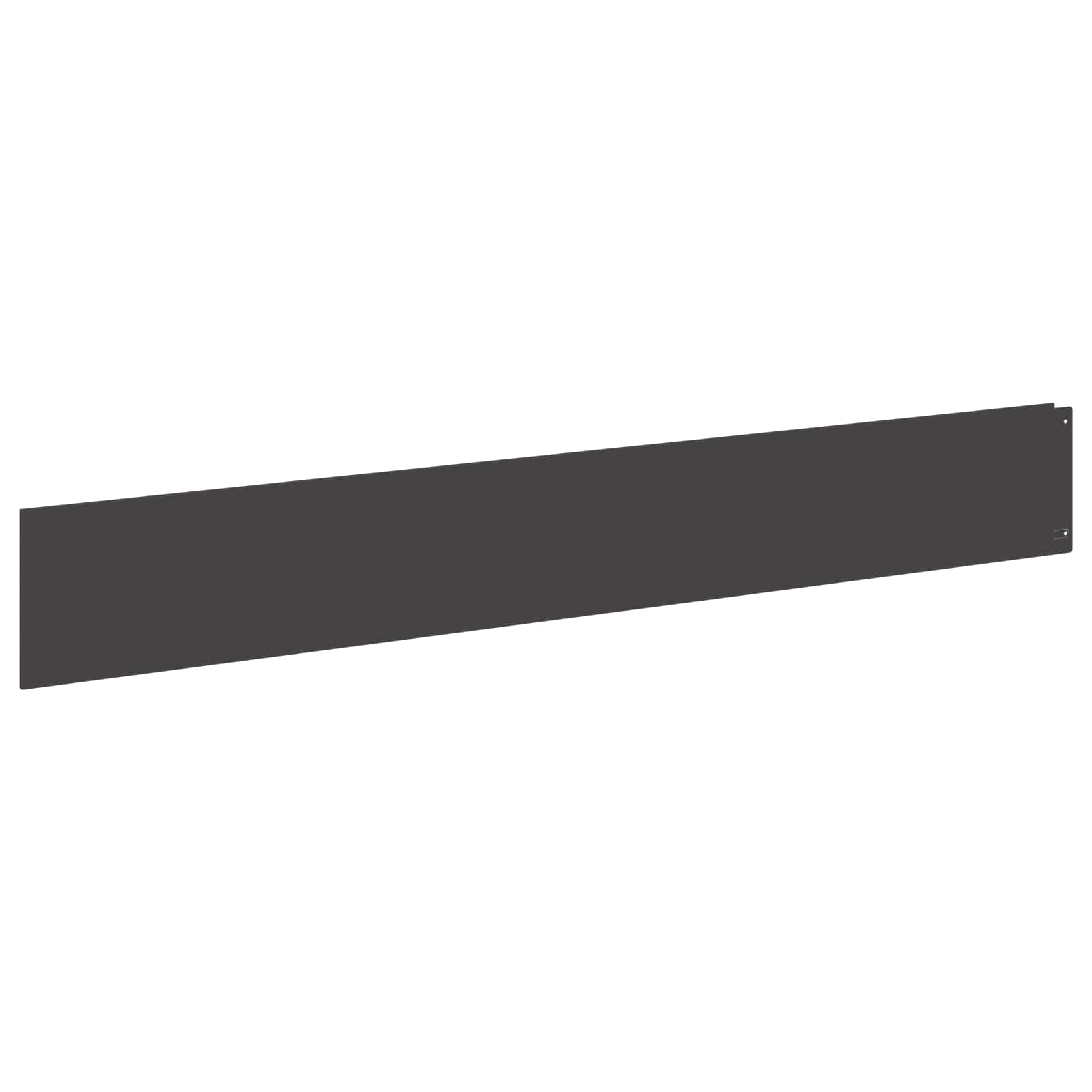 Gazonrand 10 st 100 x 15 cm Staal Zwart