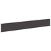 Gazonrand 10 st 100 x 15 cm Staal Zwart