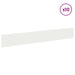Gazonrand 10 st 100 x 15 cm Staal Wit