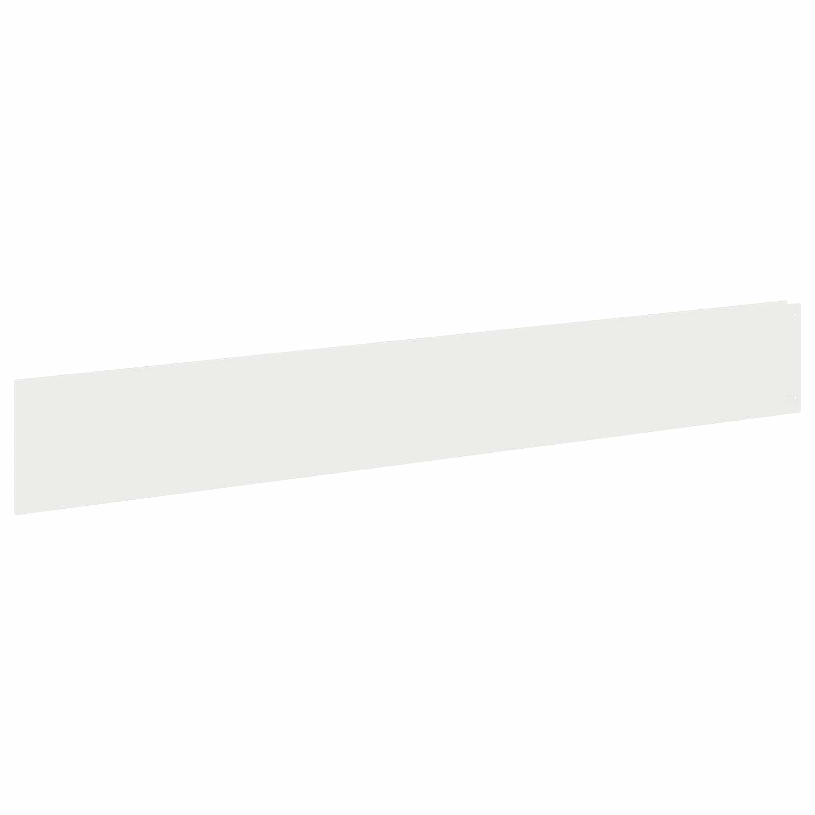 Gazonrand 20 st 100 x 15 cm Staal Wit