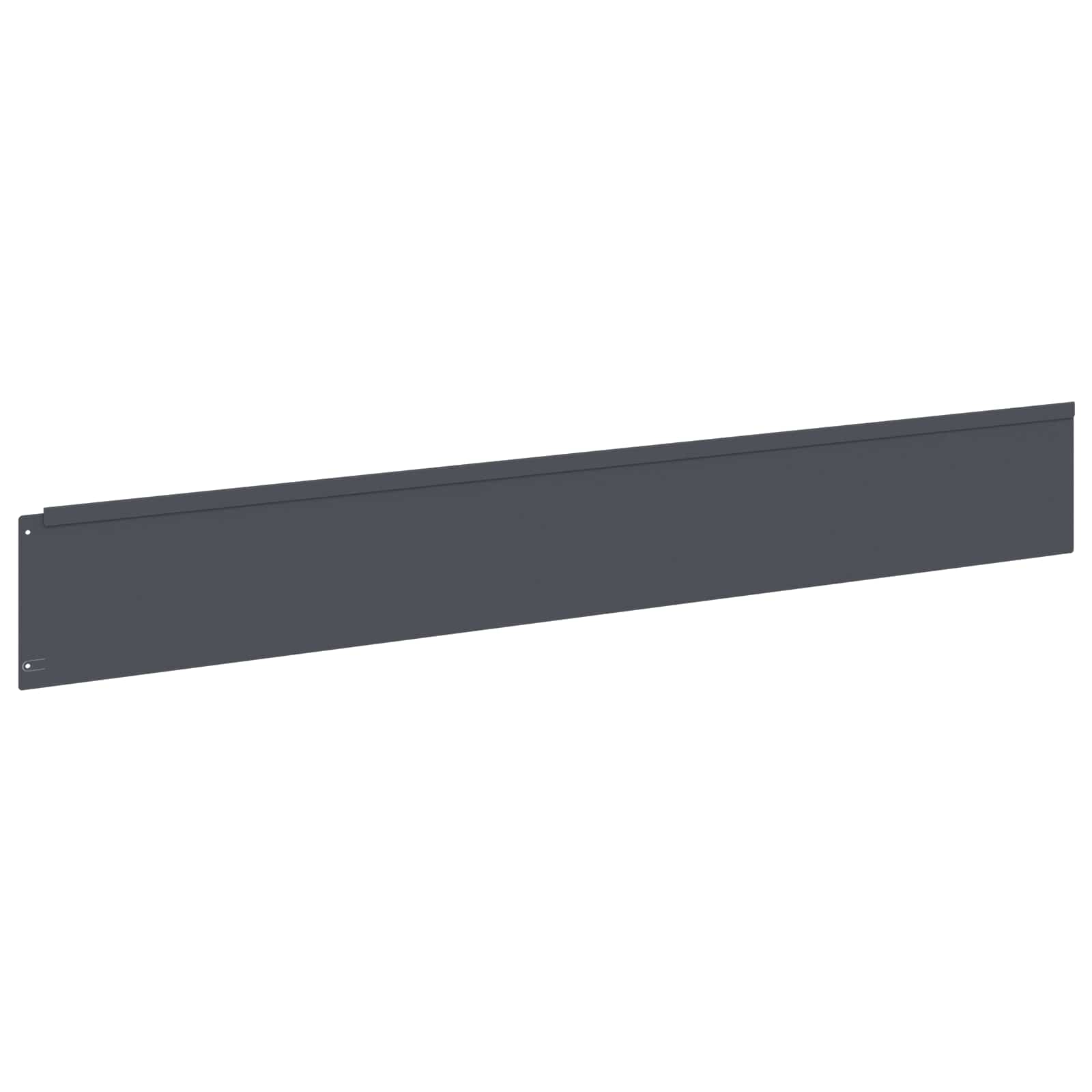 Gazonrand 30 st 100 x 15 cm Staal Antraciet