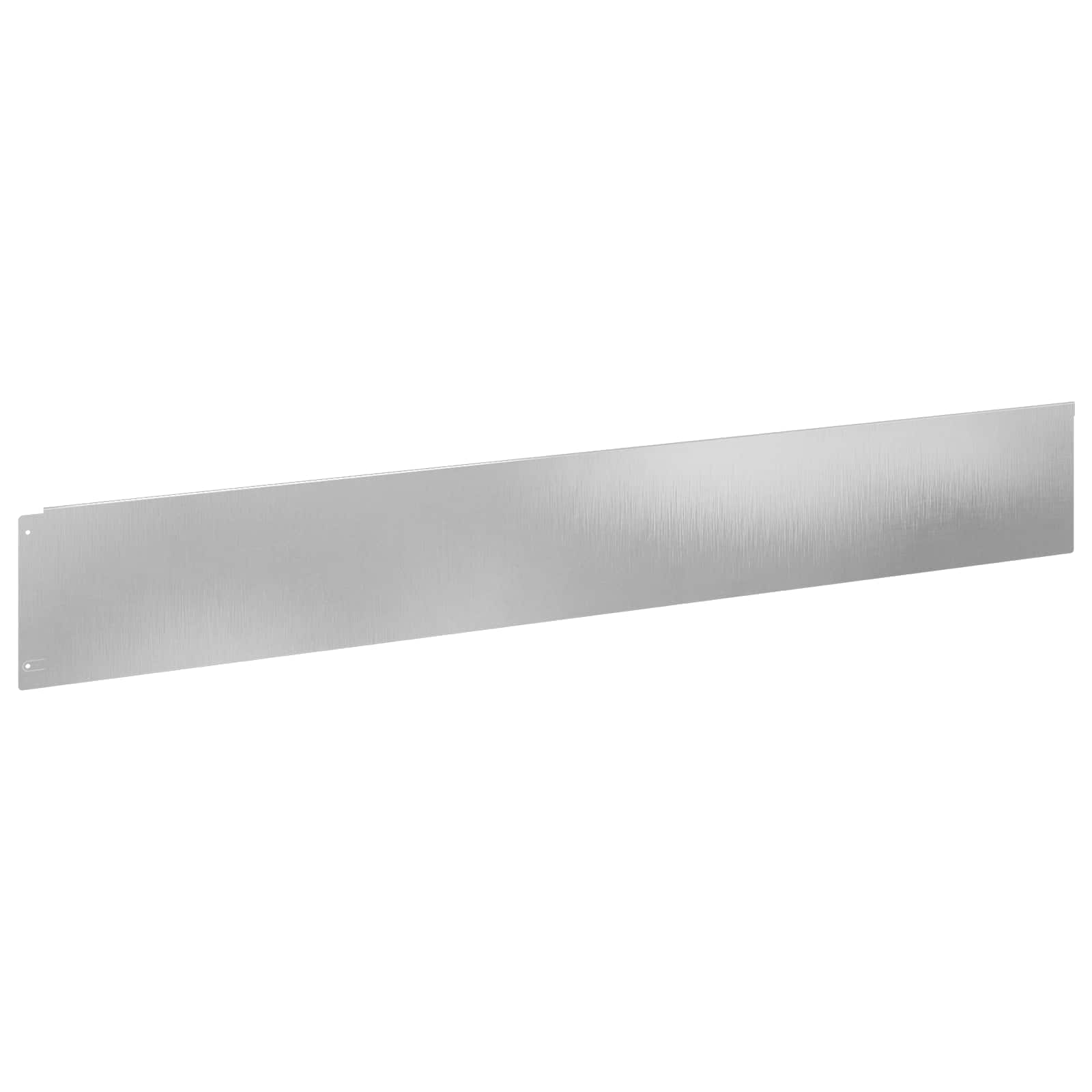 Gazonrand 10 st 100 x 15 cm Staal Zilverkleurig