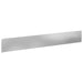 Gazonrand 10 st 100 x 15 cm Staal Zilverkleurig