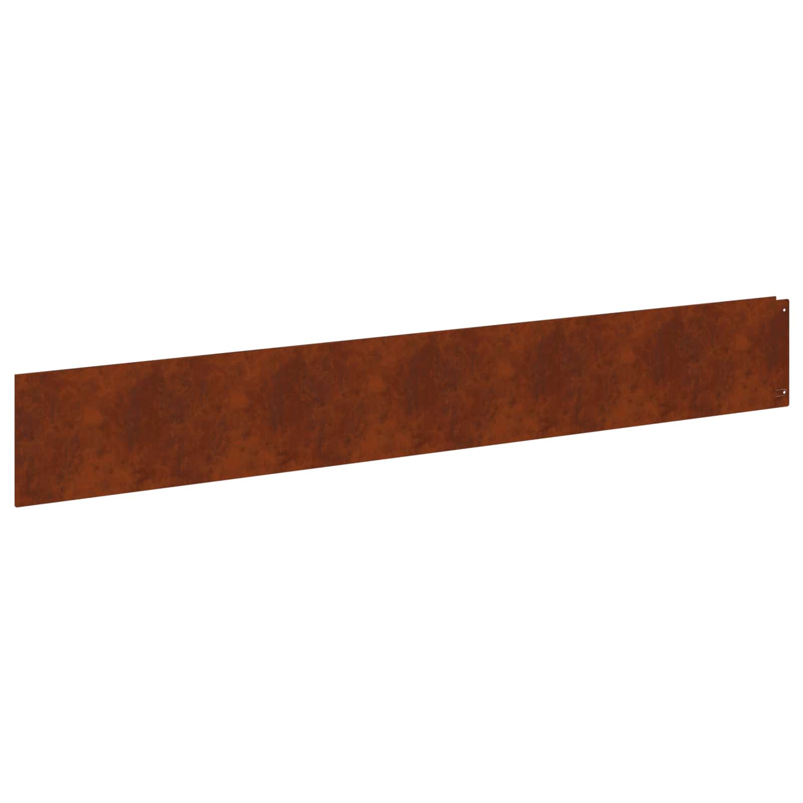 Gazonrand 30 st 100 x 15 cm Staal Roestig