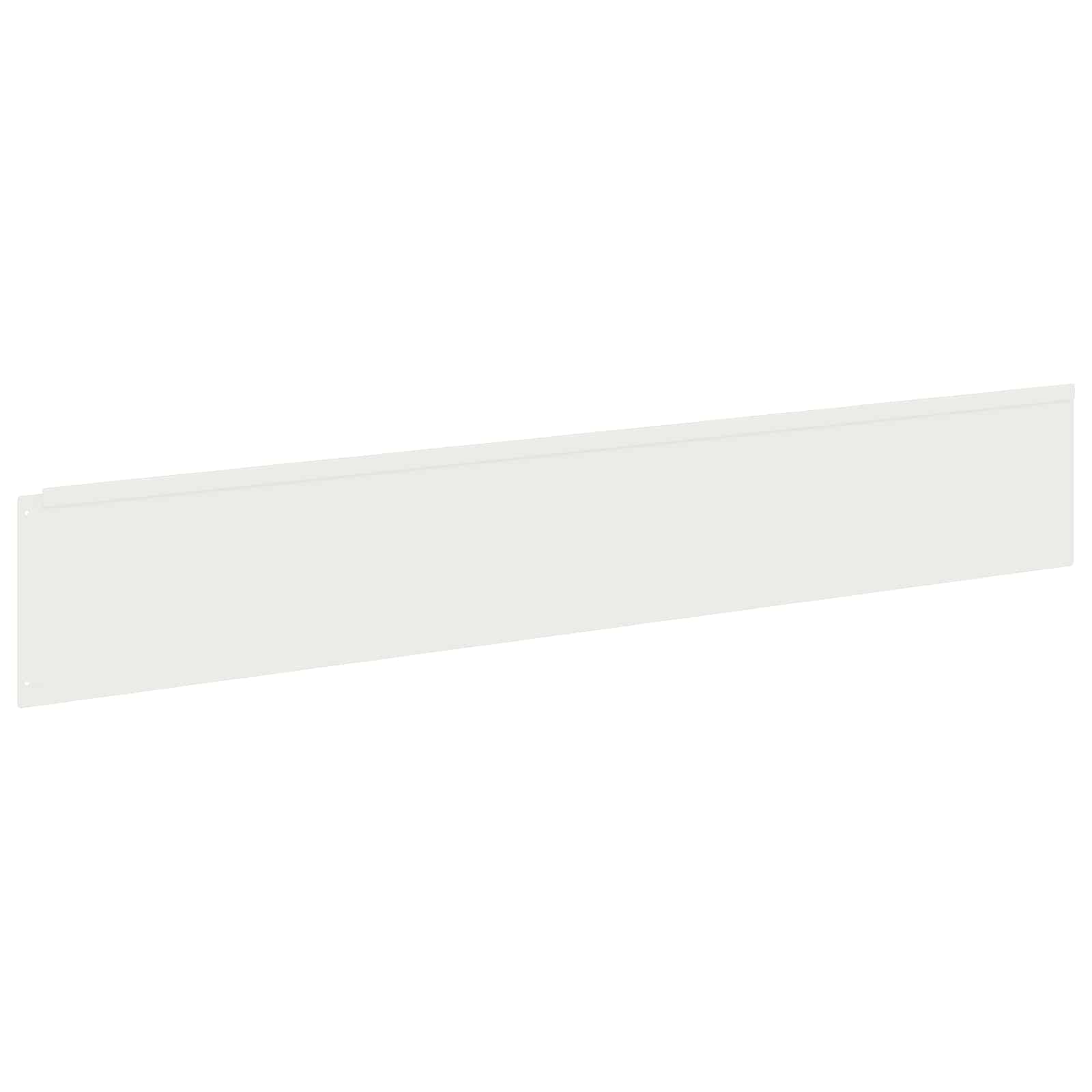 Gazonrand 30 st 100 x 18 cm Staal Wit