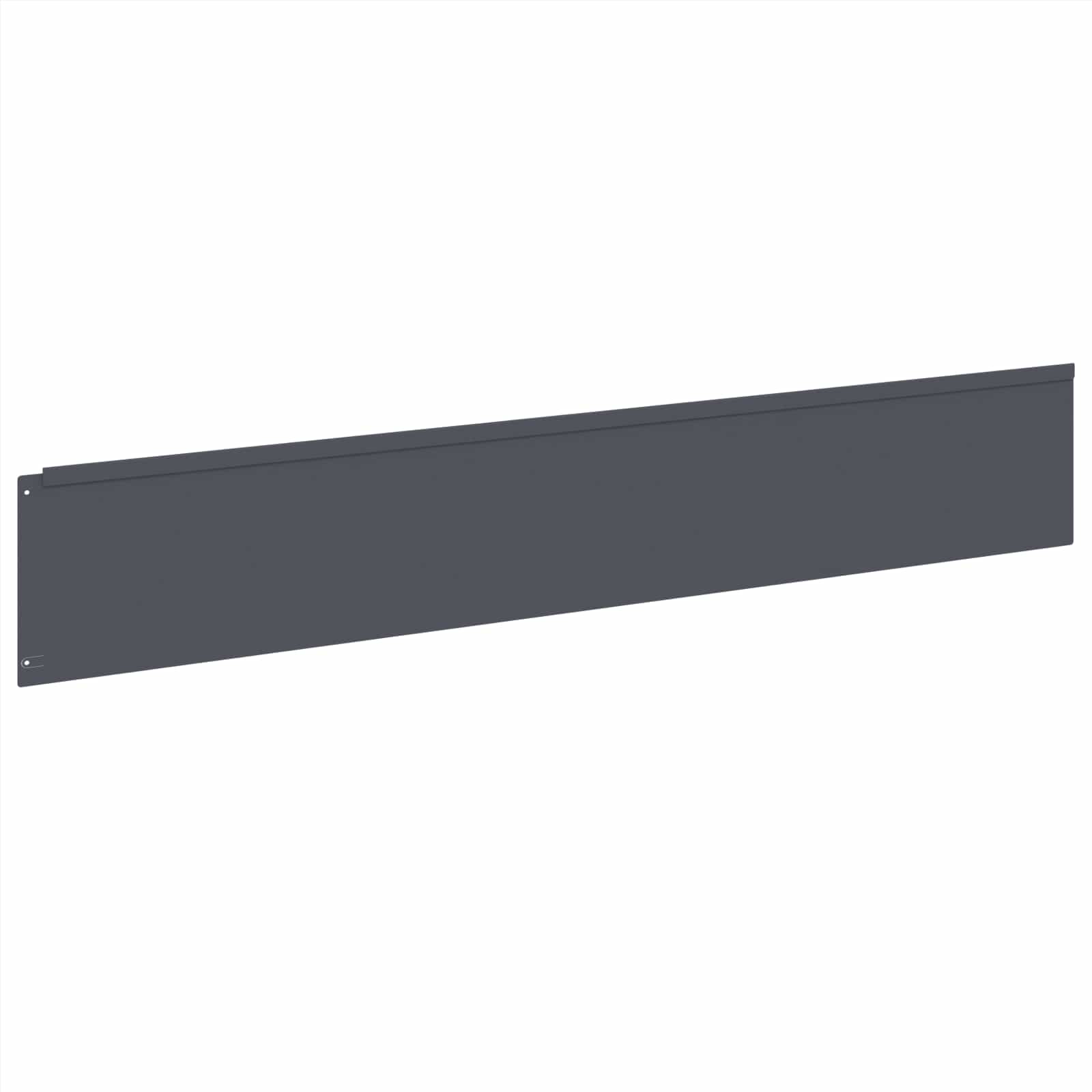 Gazonrand 10 st 100 x 18 cm Staal Antracietkleurig