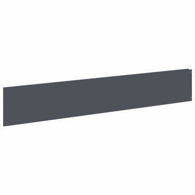 Gazonrand 30 st 100 x 18 cm Staal Antracietkleurig