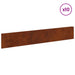 Gazonrand 10 st 100 x 18 cm Staal Roestig