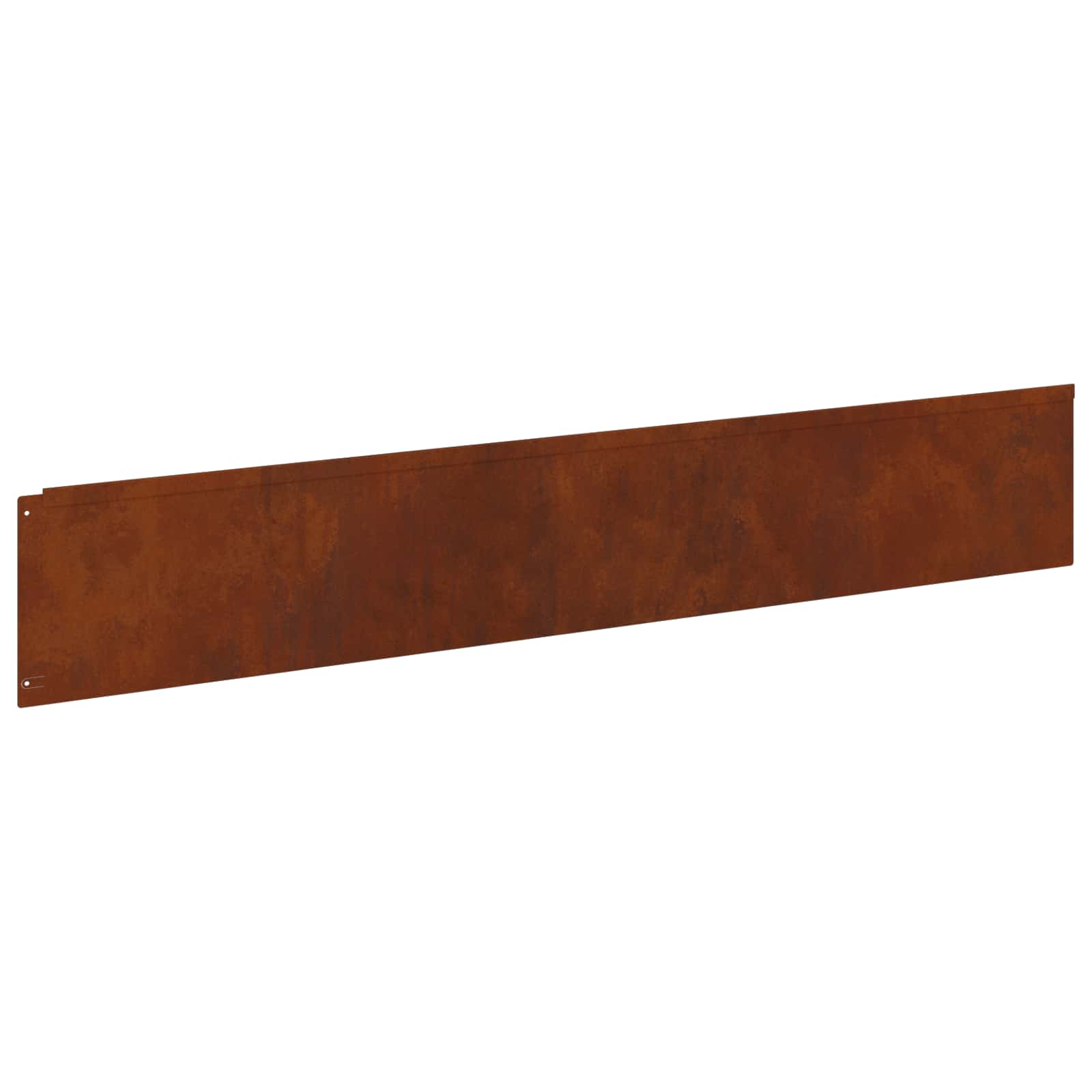 Gazonrand 20 st 100 x 18 cm Staal Roestig