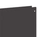 Gazonrand 10 st 100 x 22 cm Staal Zwart