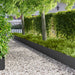 Gazonrand 10 st 100 x 22 cm Staal Zwart