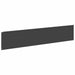 Gazonrand 10 st 100 x 22 cm Staal Zwart