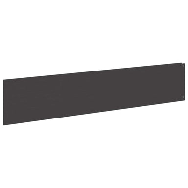 Gazonrand 20 st 100 x 22 cm Staal Zwart