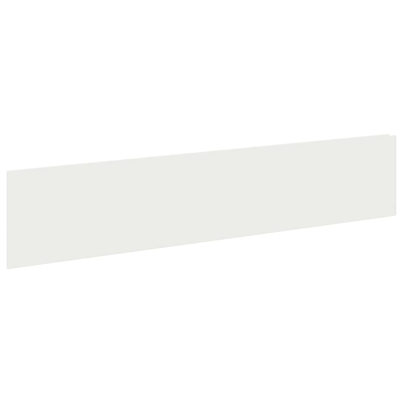 Gazonrand 10 st 100 x 22 cm Staal Wit