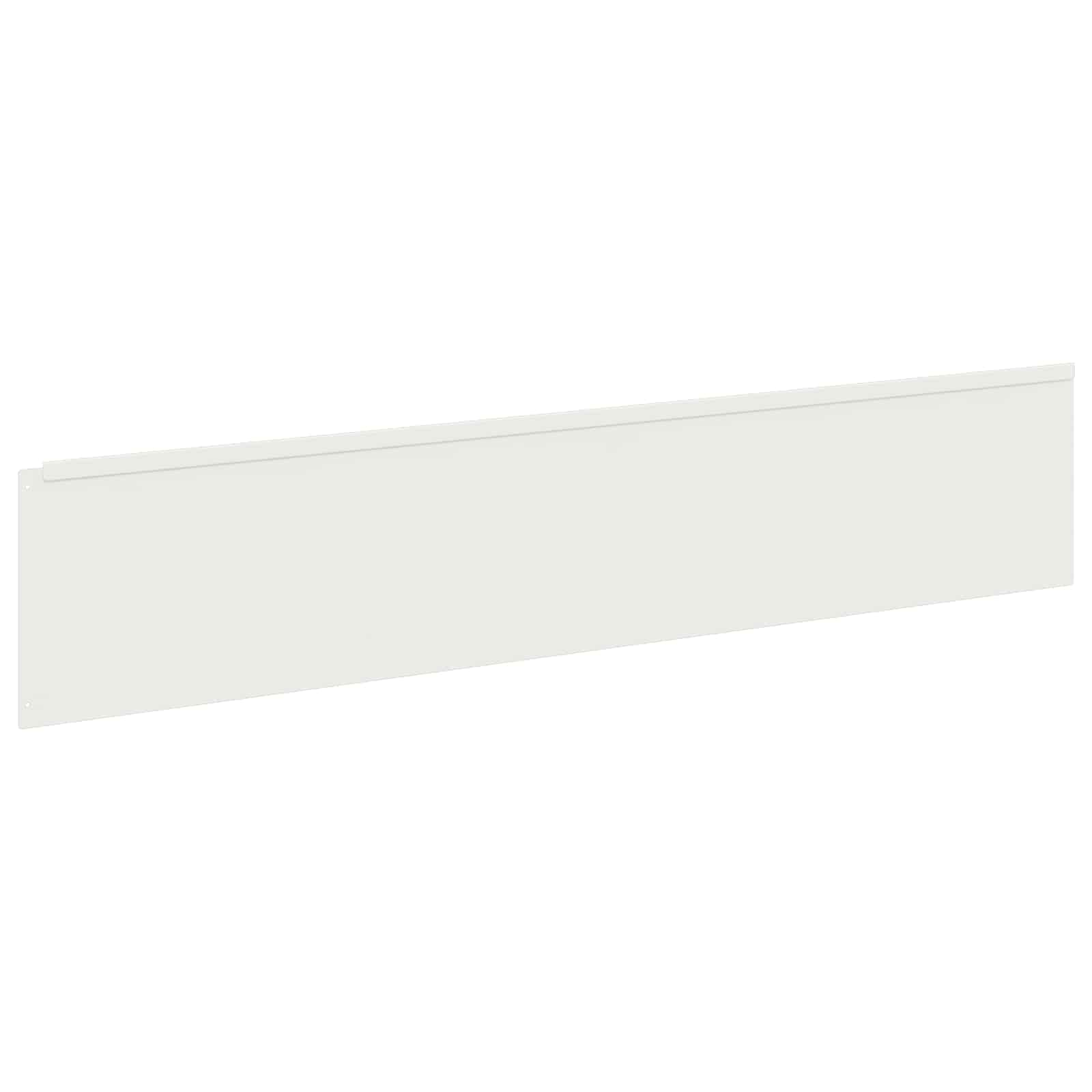 Gazonrand 10 st 100 x 22 cm Staal Wit
