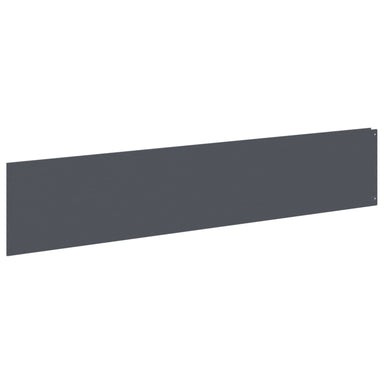 Gazonrand 20 st 100 x 22 cm Staal Antracietkleurig