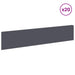 Gazonrand 20 st 100 x 22 cm Staal Antracietkleurig