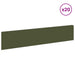 Gazonrand 20 st 100 x 22 cm Staal Olijfgroen