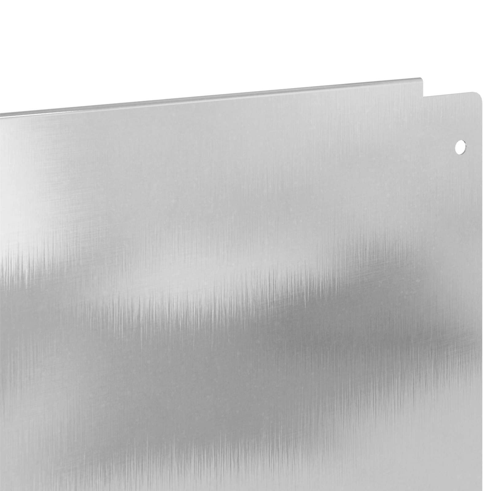 Gazonrand 20 st 100 x 22 cm Staal zilver