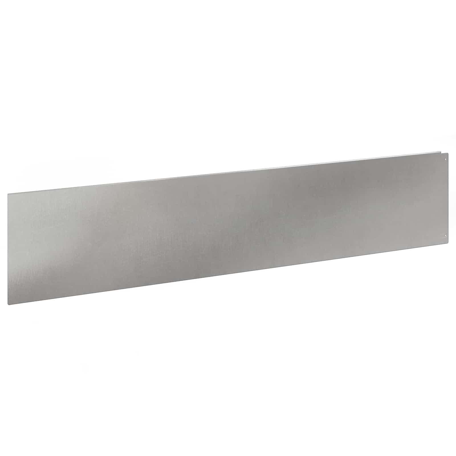 Gazonrand 20 st 100 x 22 cm Staal zilver
