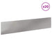 Gazonrand 20 st 100 x 22 cm Staal zilver