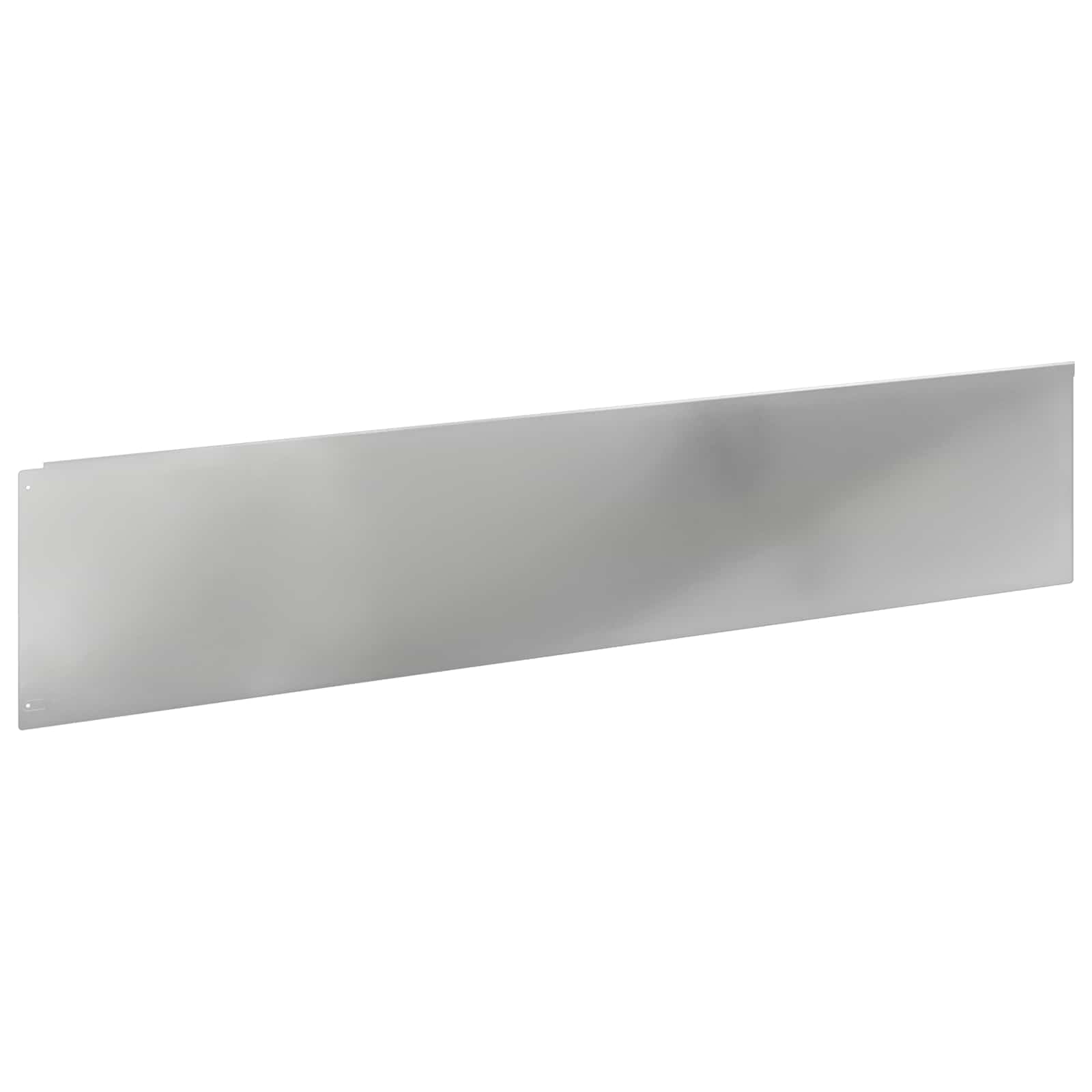 Gazonrand 10 st 100 x 22 cm Staal Zilverkleurig