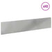 Gazonrand 10 st 100 x 22 cm Staal Zilverkleurig