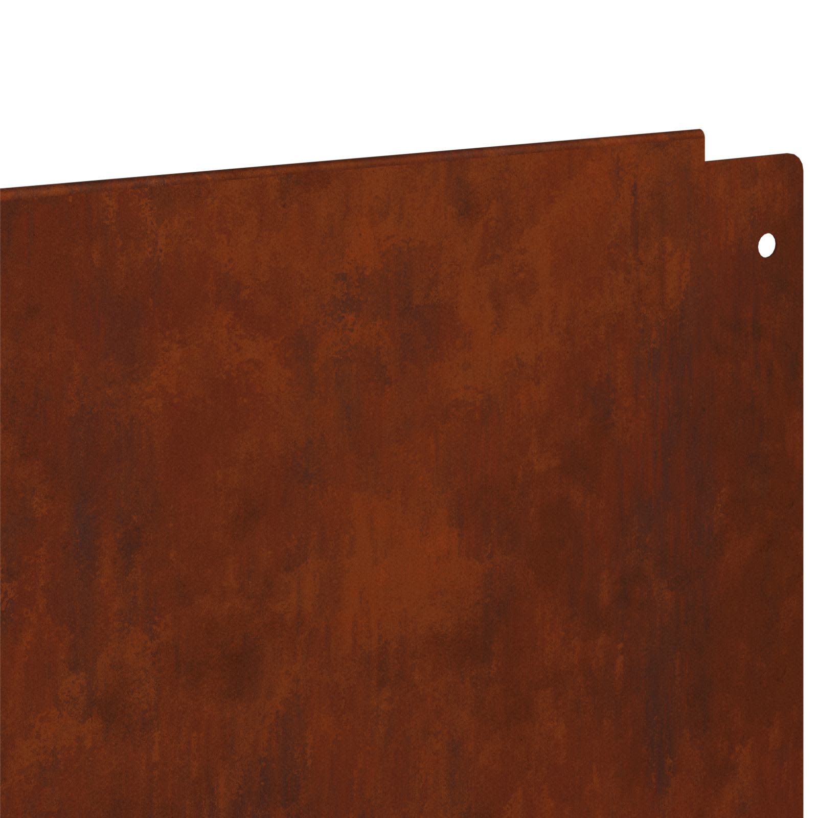 Gazonrand 20 st 100 x 22 cm Staal Roestig