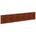 Gazonrand 20 st 100 x 22 cm Staal Roestig