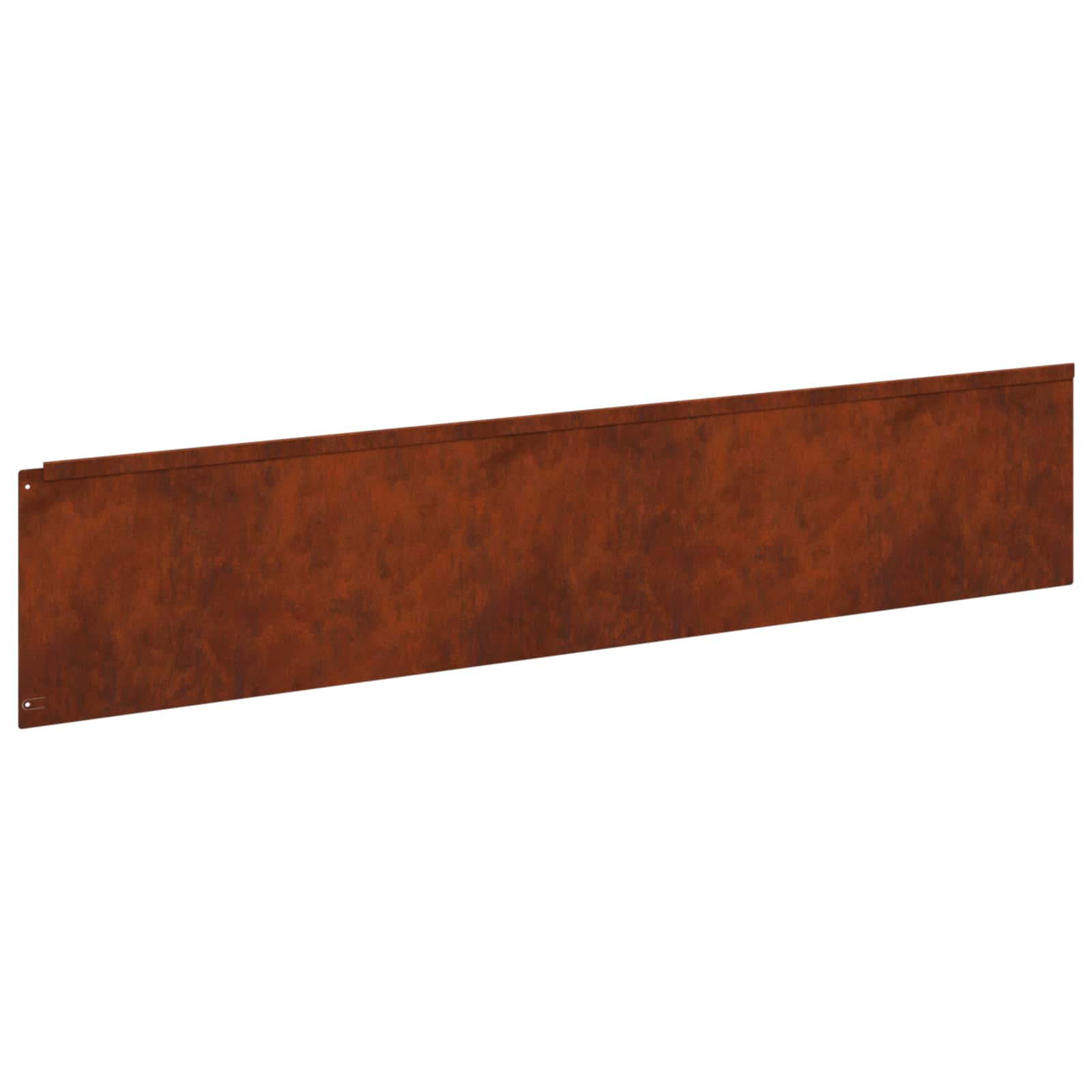 Gazonrand 20 st 100 x 22 cm Staal Roestig