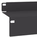 Gazonrand 30 st 100 x 10 x 8 cm Staal Zwart