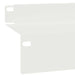 Gazonrand 10 st 100 x 10 x 8 cm Staal Wit