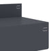 Gazonrand 30 st 100 x 10 x 8 cm Staal Antracietkleurig