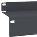 Gazonrand 30 st 100 x 10 x 8 cm Staal Antracietkleurig