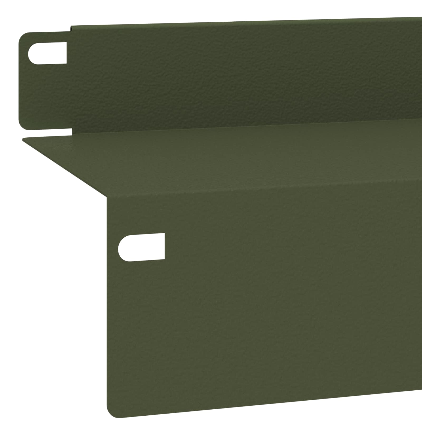 Gazonrand 20 st 100 x 10 x 8 cm Staal Olijfgroen