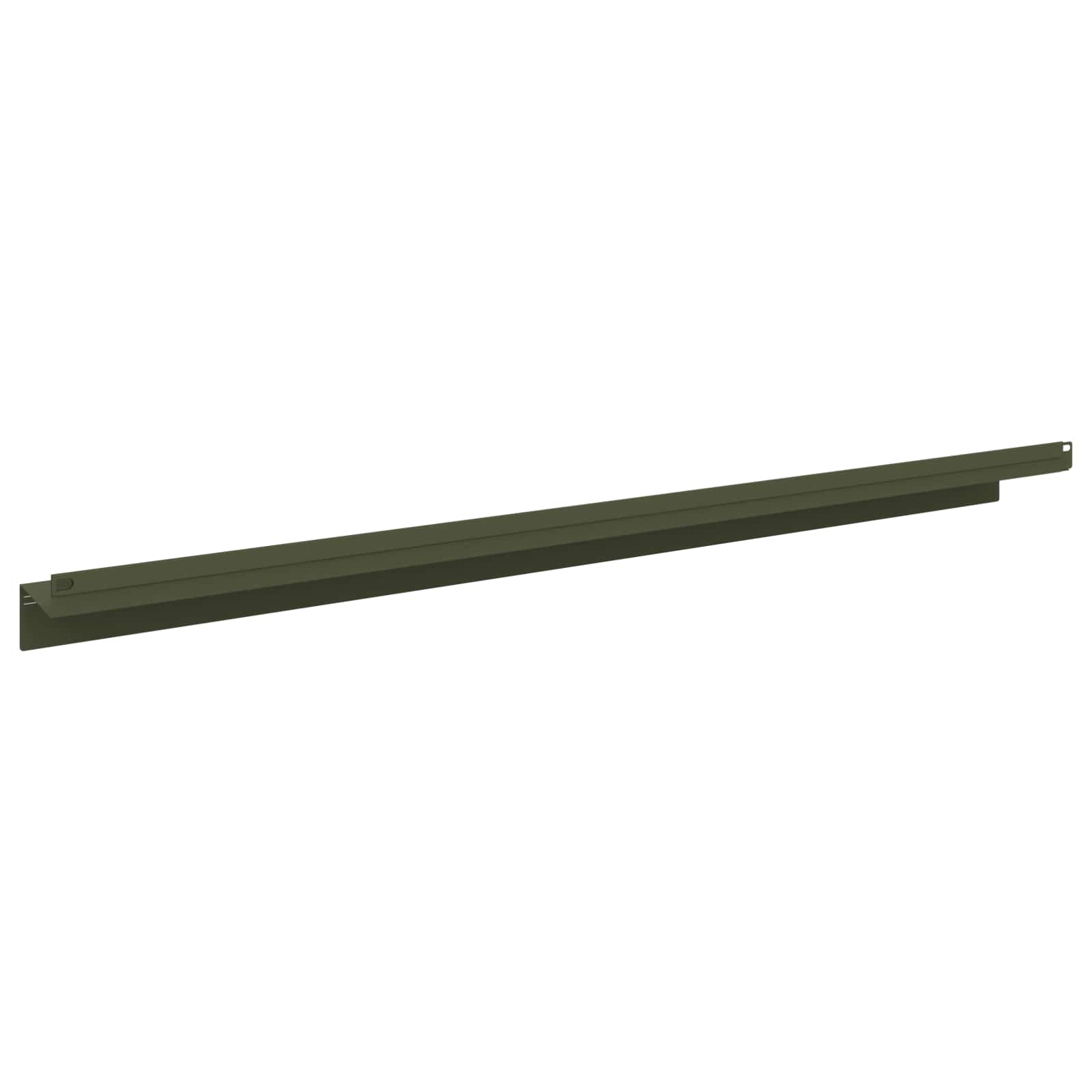 Gazonrand 30 st 100 x 10 x 8 cm Staal Olijfgroen