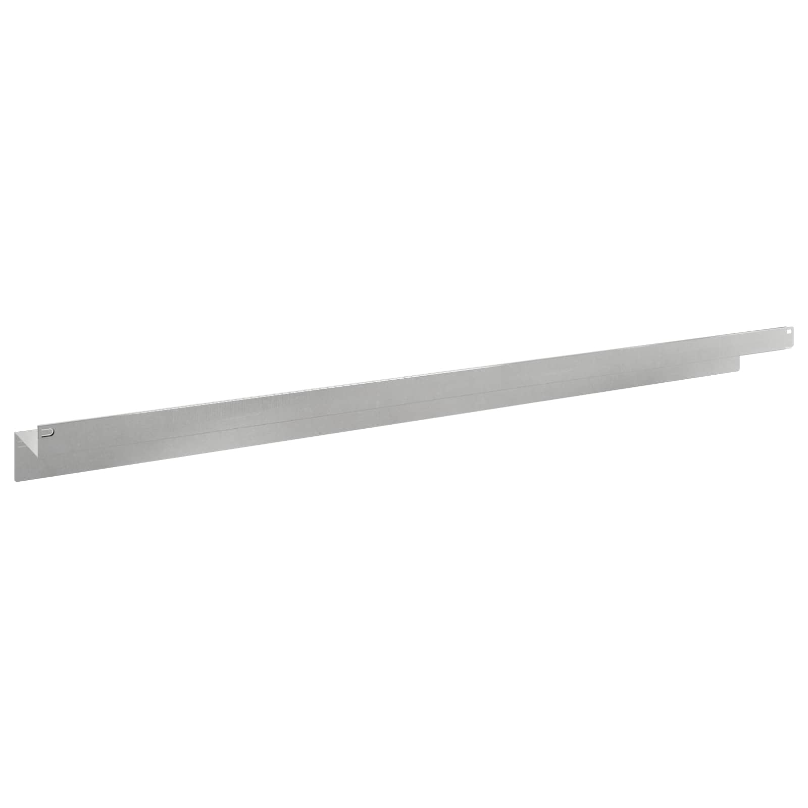 Gazonrand 10 st 100 x 10 x 8 cm Staal Zilverkleurig