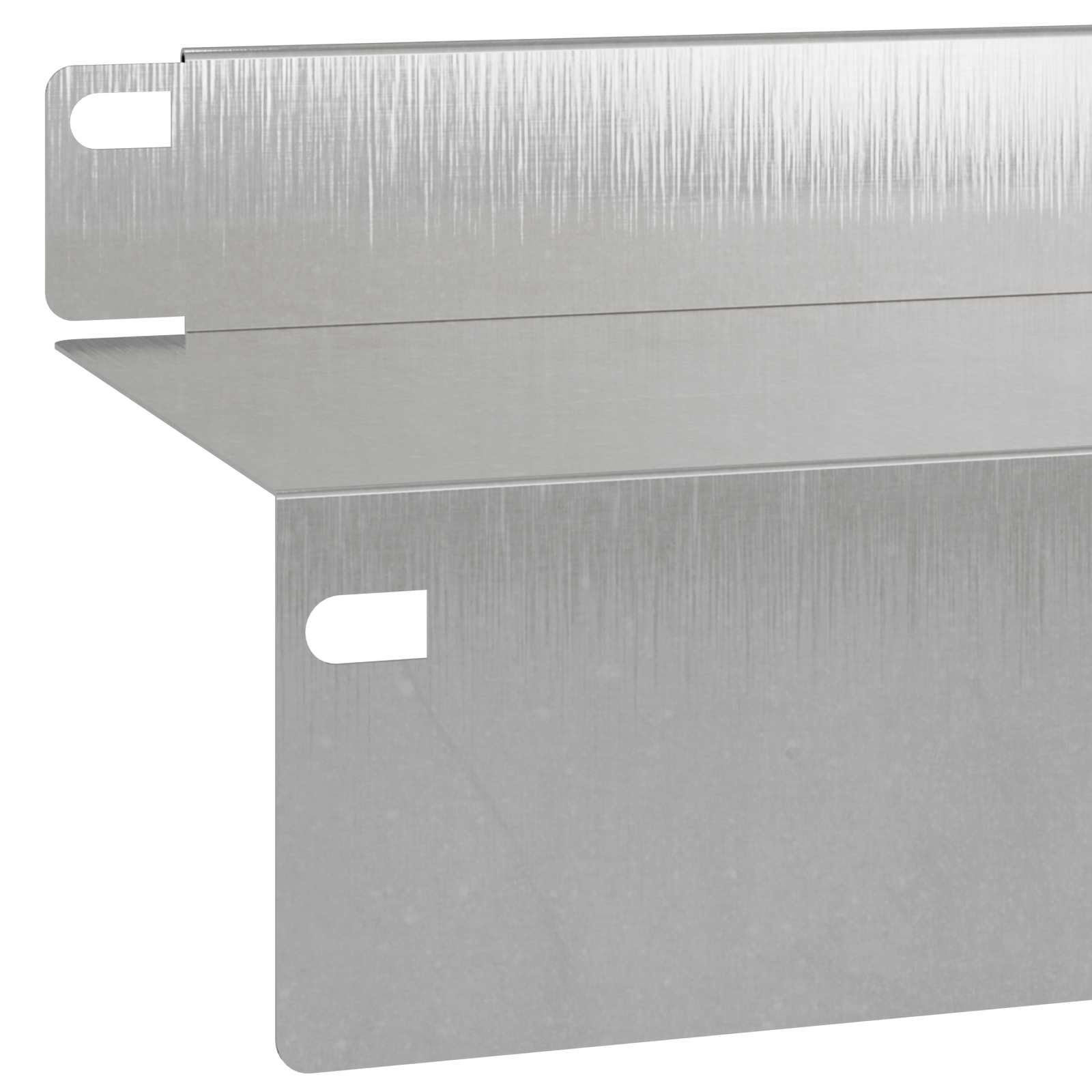 Gazonrand 30 st 100 x 10 x 8 cm Staal Zilverkleurig